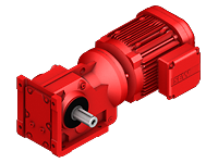 AC motors R series helical gear unit R47DRE90L4