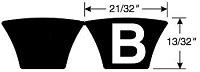 11/B185 Hi-Power II PowerBand V-Belts